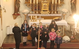 Dzieci z Kłobuczyna przygotowują się do występu