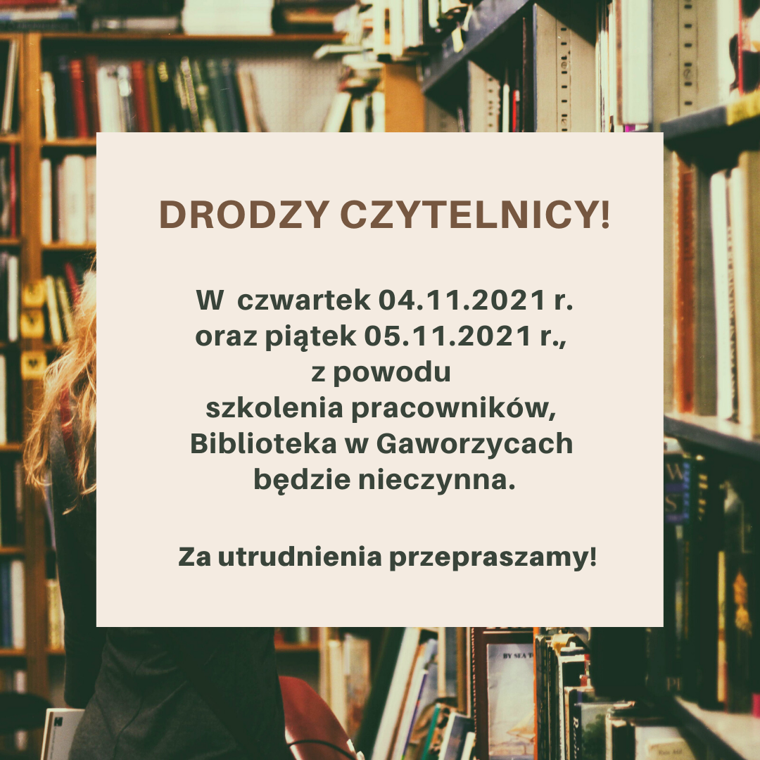 Biblioteka 4 i 5 nieczynna