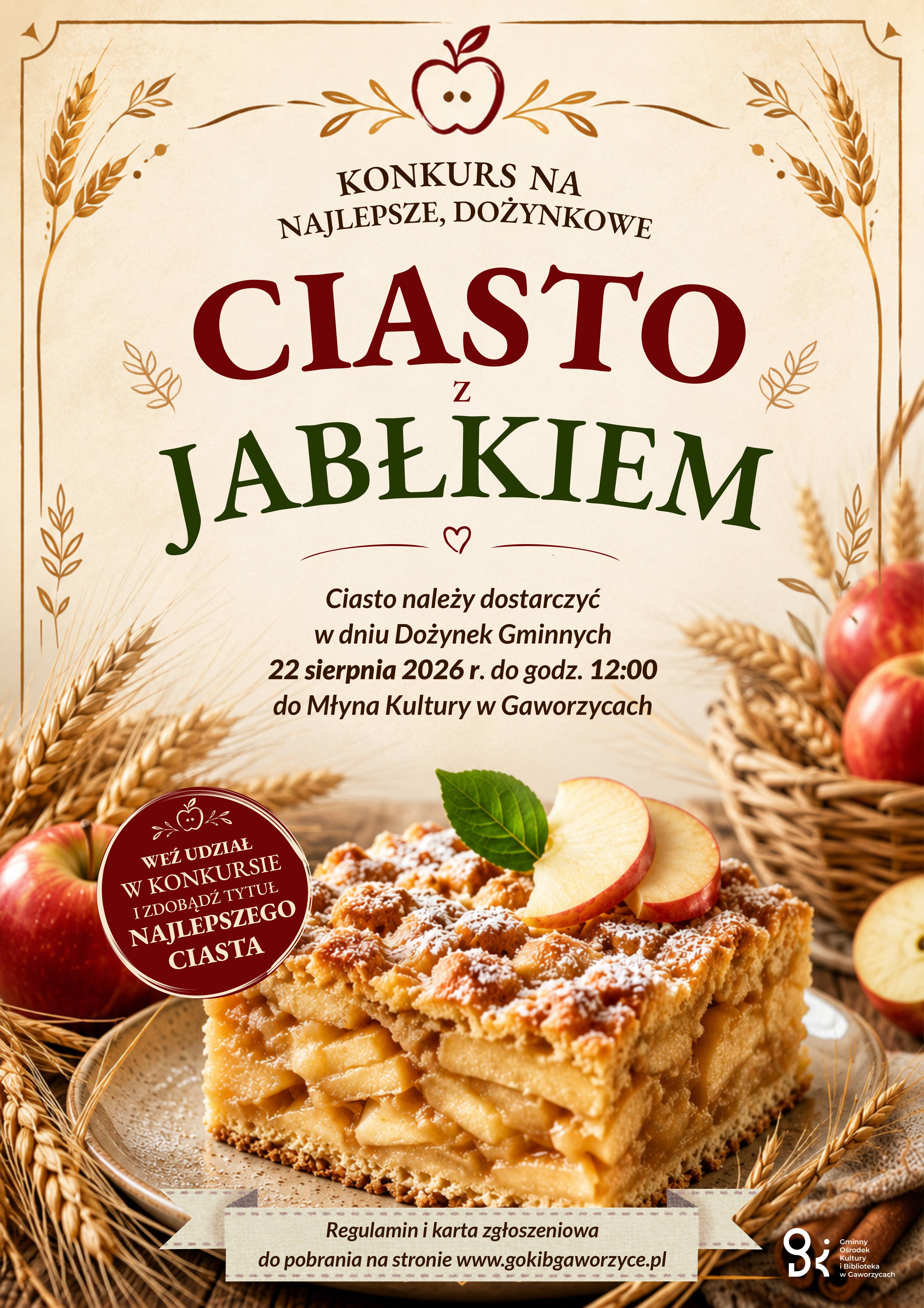 Konkurs dożynkowy na&nbsp;ciasto z&nbsp;jabłkiem. Dożynki w&nbsp;Gaworzycach
