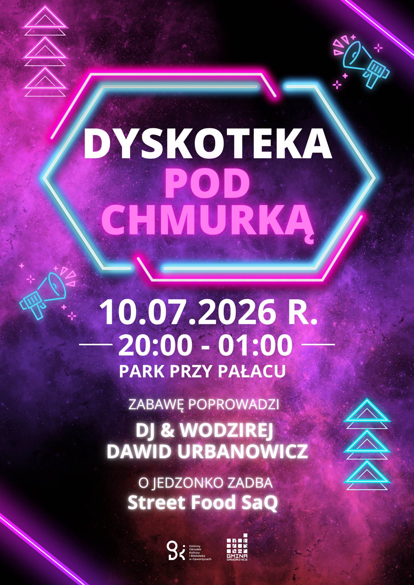 Plakat informujący o&nbsp;wydarzeniu plenerowym