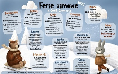 Zdjęcie do Ferie zimowe 2023