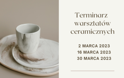 Zdjęcie do Terminarz warsztat&oacute;w ceramicznych 