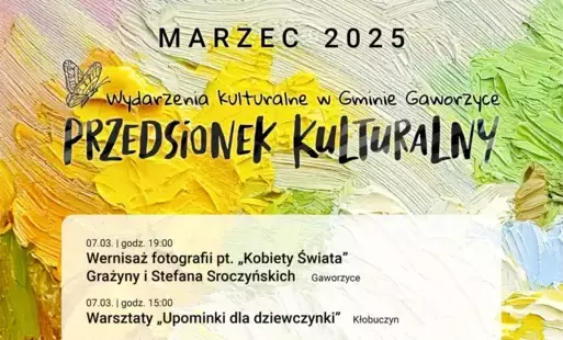 Zdjęcie do Przedsionek kulturalny - Marzec 2025