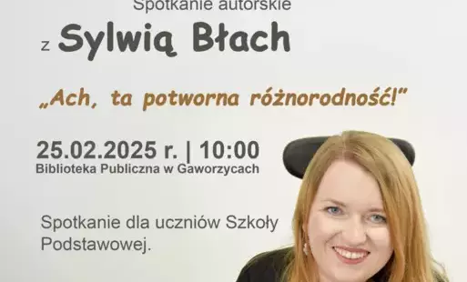 Zdjęcie do Spotkanie autorskie z Sylwią Błach