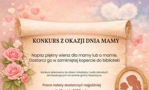 Zdjęcie do Konkurs z okazji Dnia Matki