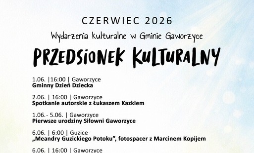 Zdjęcie do Przedsionek kulturalny - czerwiec